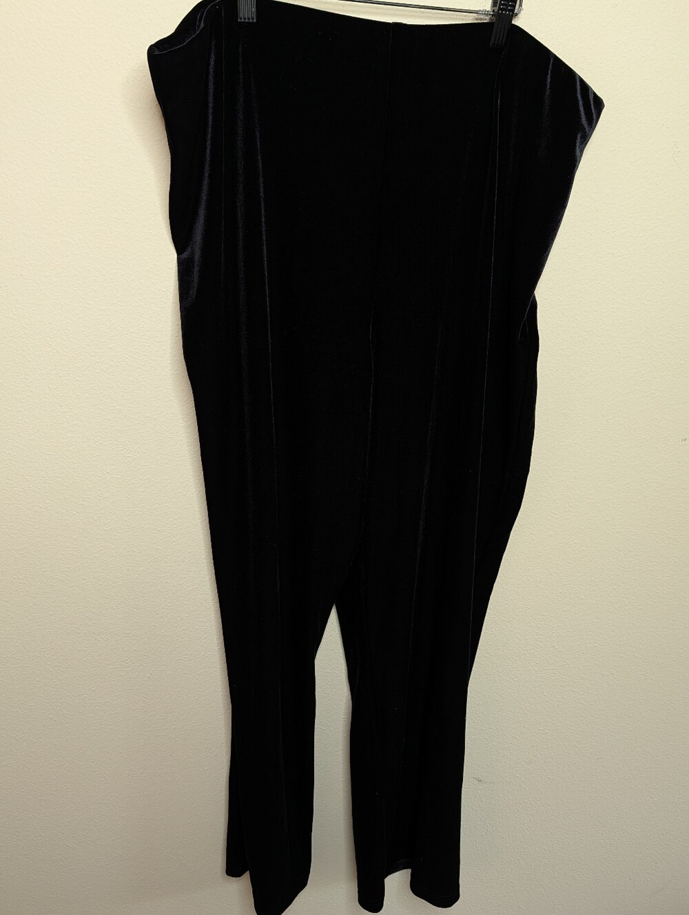 The Look by Randolph Duke Black Velvet Pull On Pants 2X